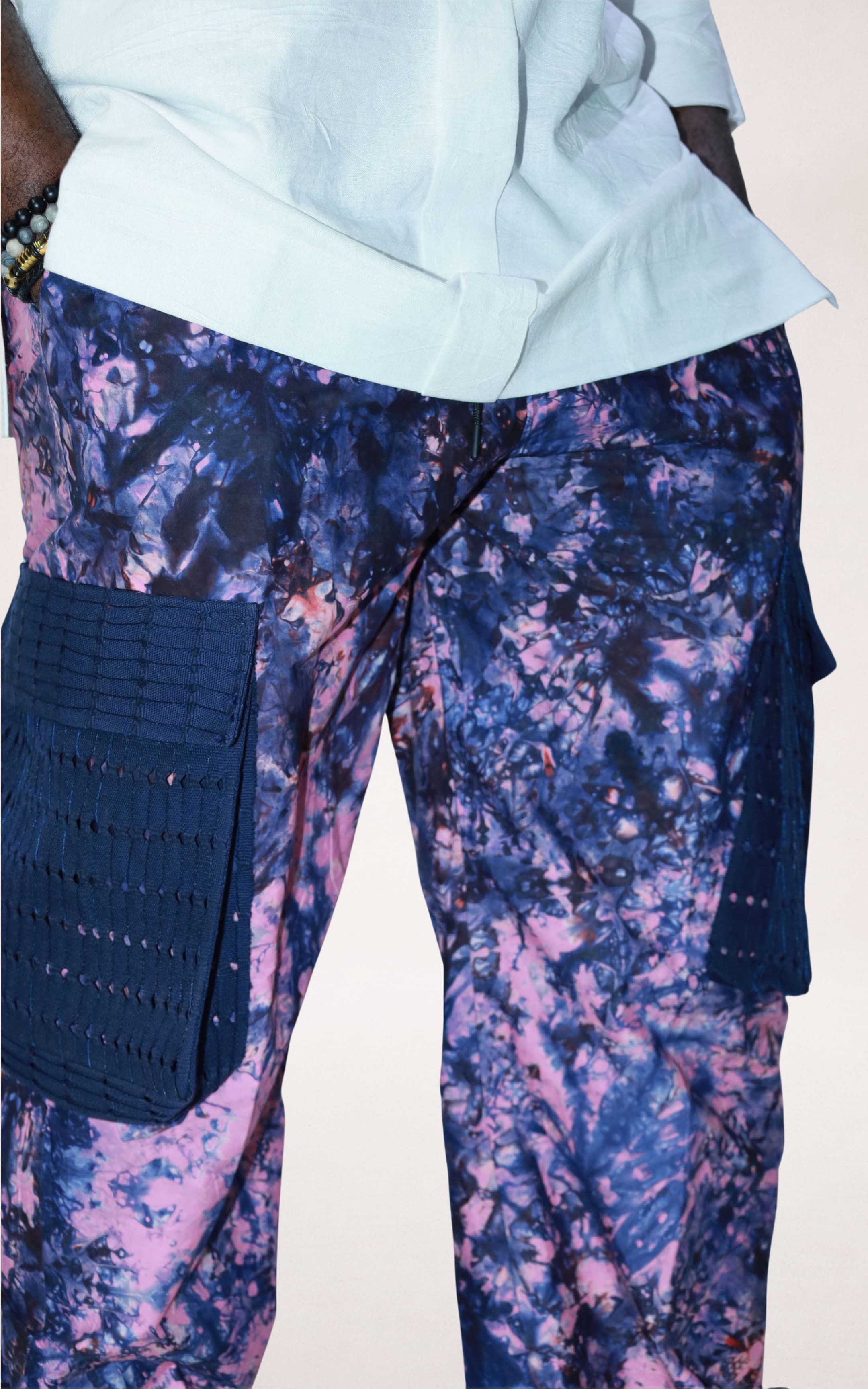 Purple Adire Trousers and White Native Shirt - page 3