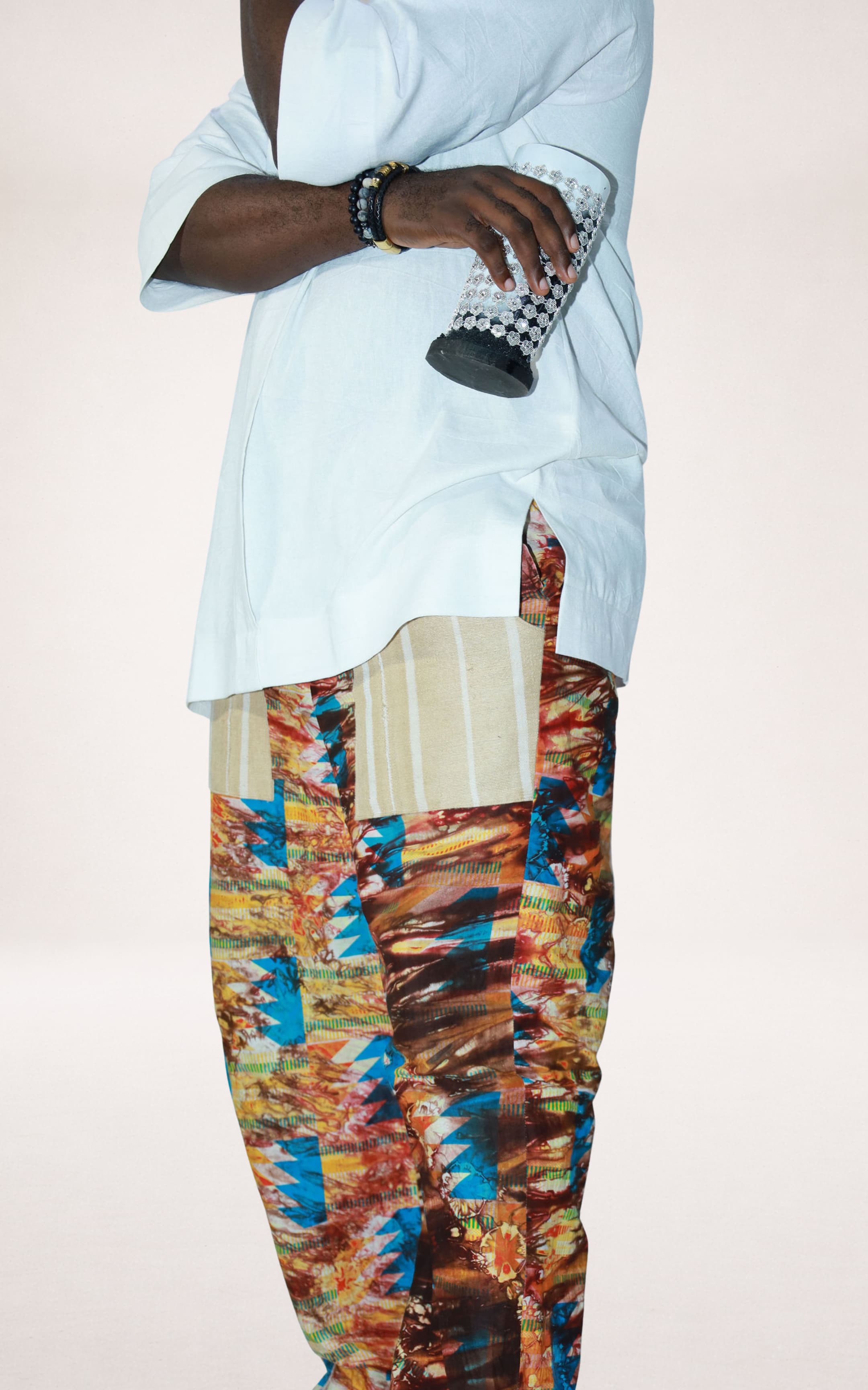 Sunset Adire Trousers and White Native Shirt - page 5