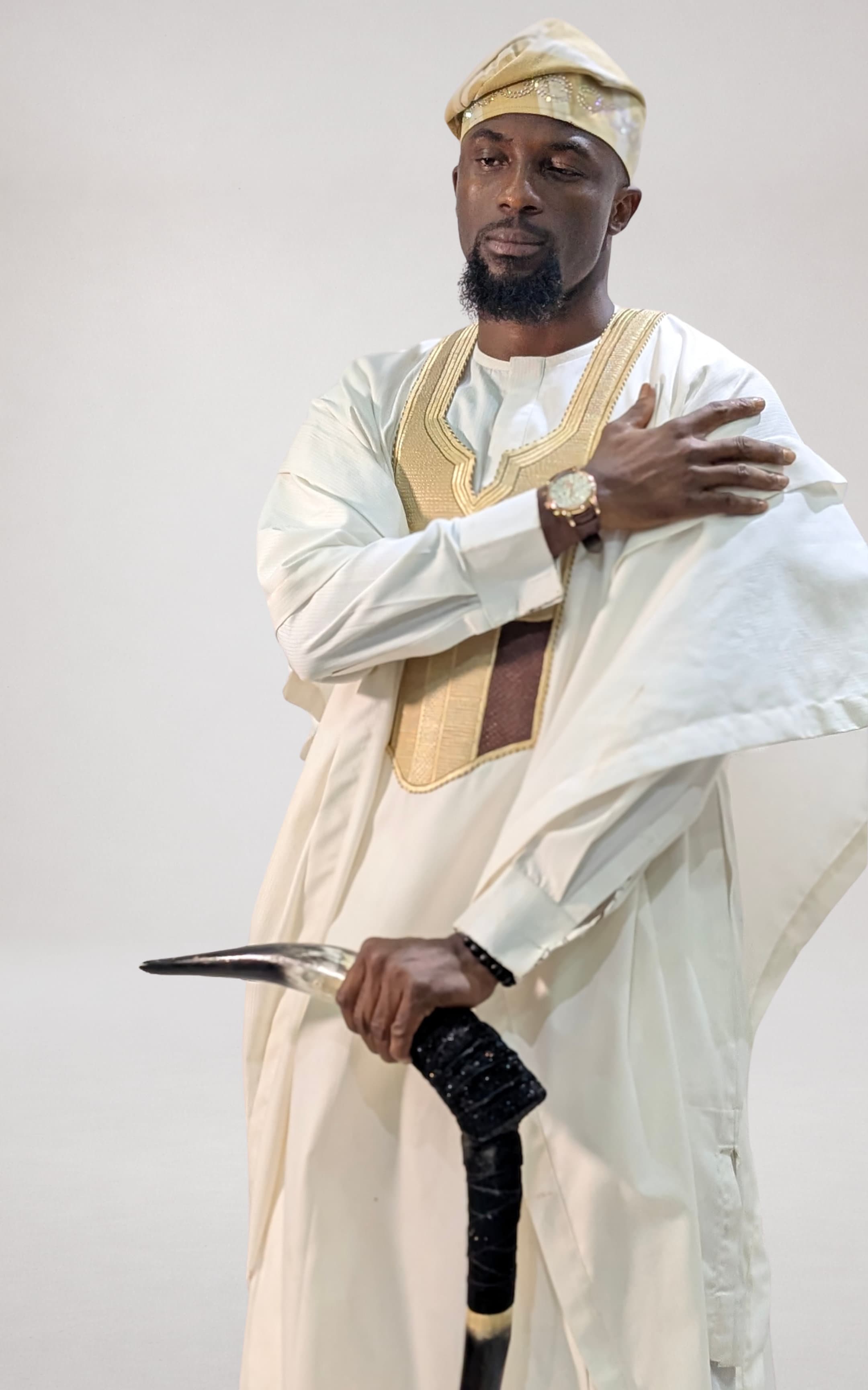 Off-white Wool Agbada - page 3