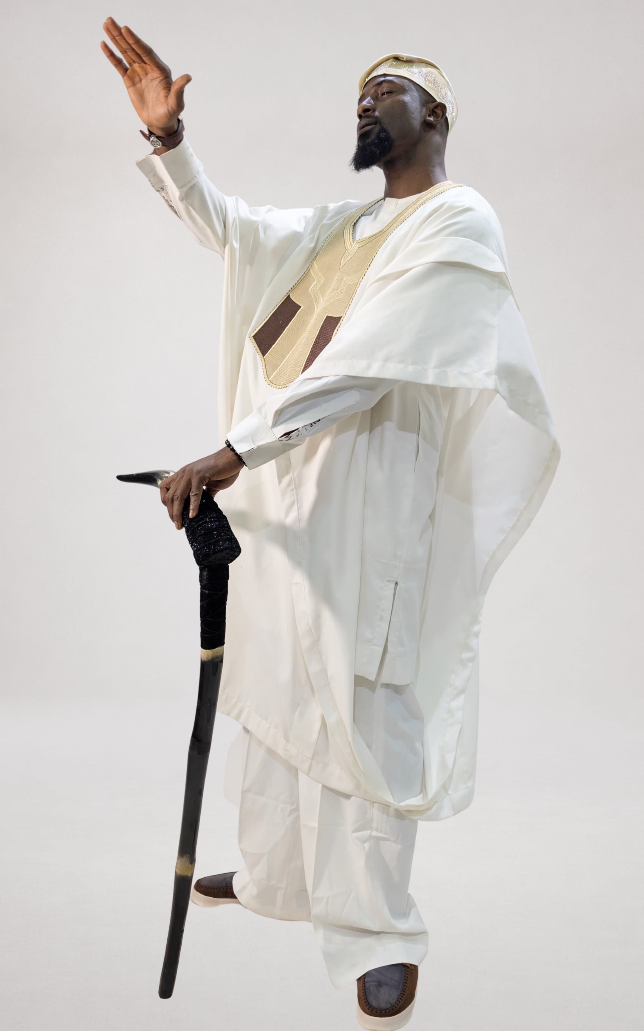 Off-white Wool Agbada - page 4